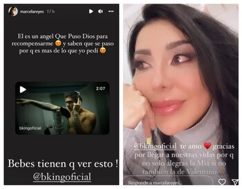 Marcela Reyes reacciona a la