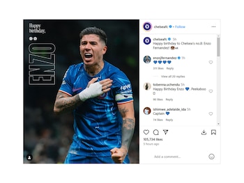 El mensaje de Chelsea