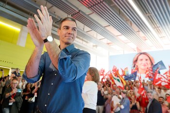 Pedro Sánchez, en el acto