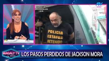Magaly Medina sorprende al defender a Jackson Mora: “Me pongo en los zapatos de estas personas”. Captura: Magaly TV La Firme.