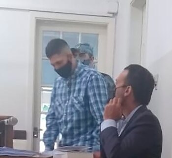 Jesús Bravo este mediodía frente