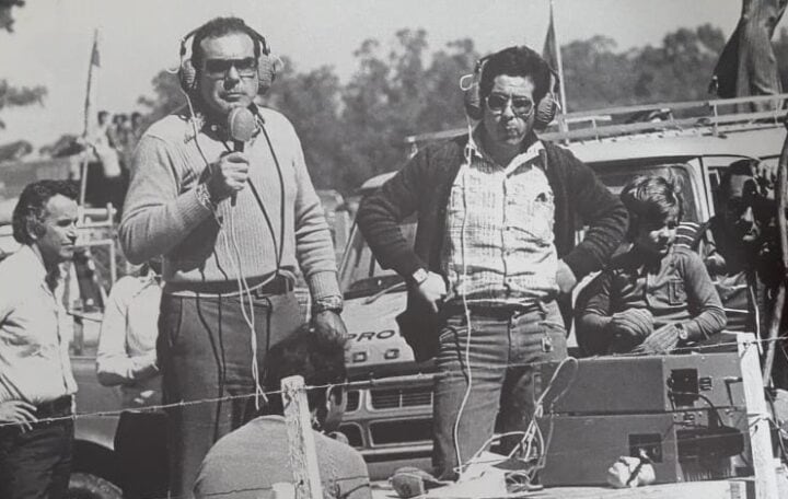 Caíto Legnani comenzó a relatar carreras de autos hace 66 años y Campeones lleva 63 de vida (Campeones)