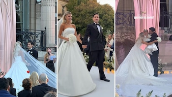 La emotiva boda de Cande Ruggeri y Nico Maccari: del vestido soñado al ingreso de su hija Vita con los anillos