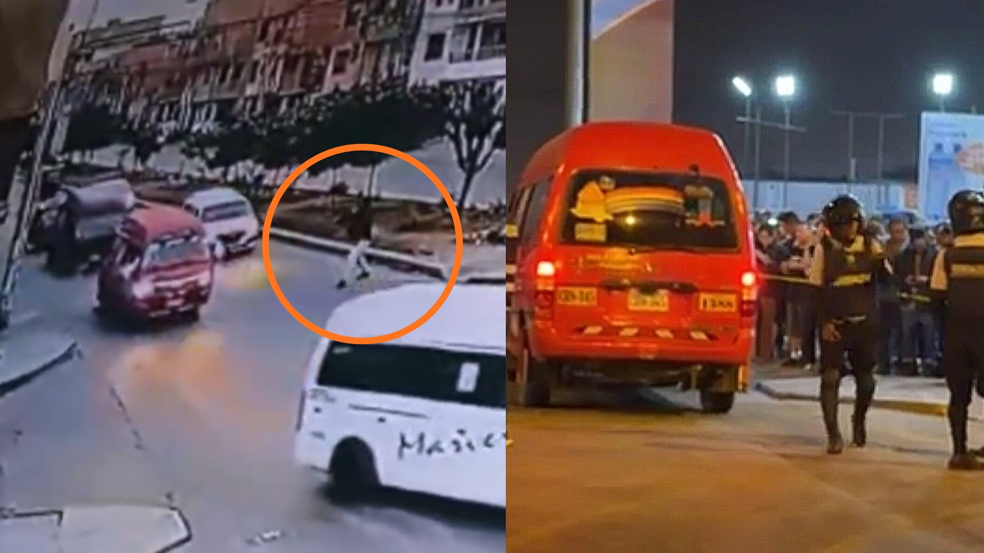 Un sicario atacó una combi de la empresa San Pedro de Pamplona, conocida como