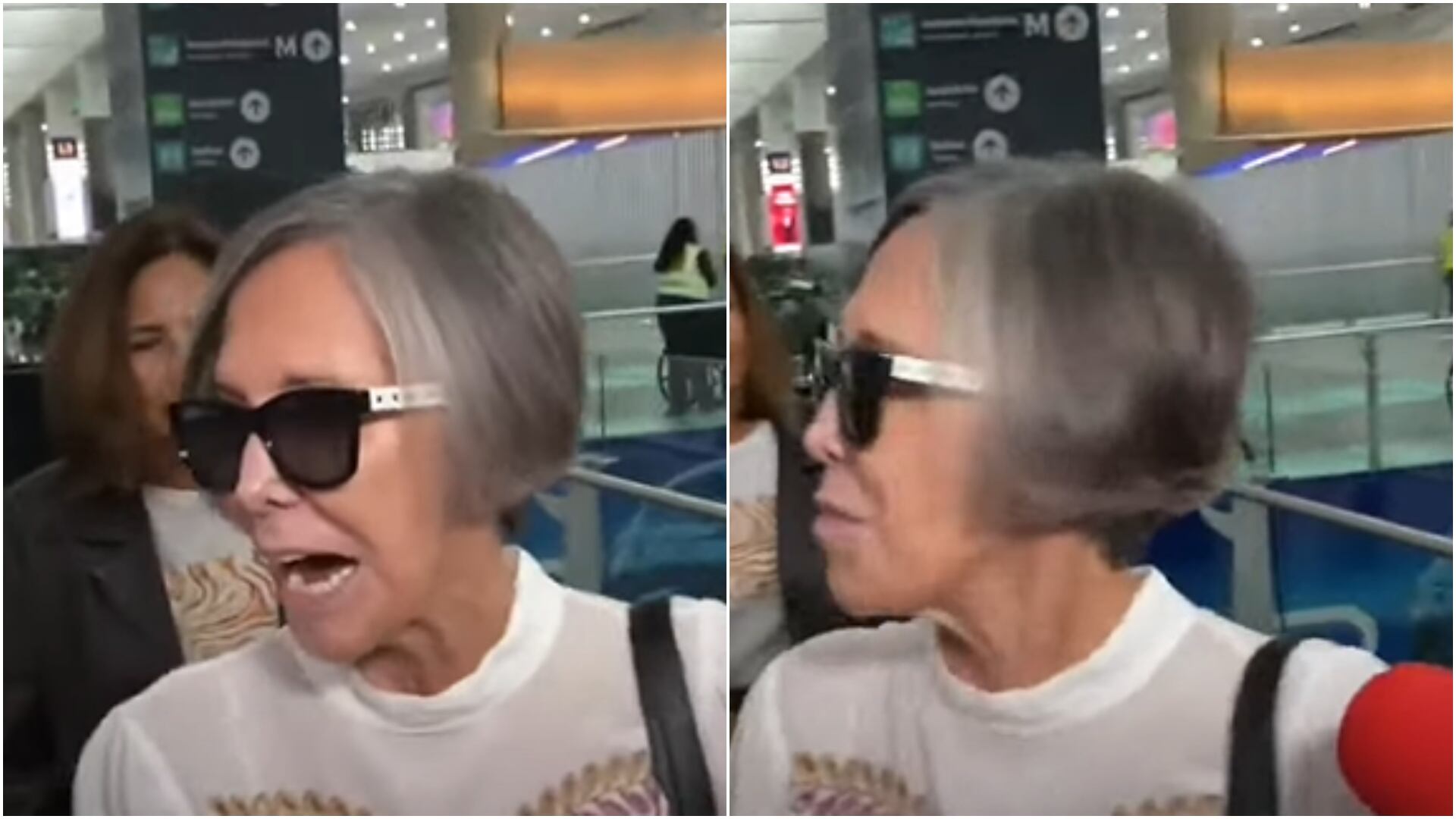 Florinda Meza estalla contra reporteros que entrevistan en los aeropuertos: “Trato de contestar de manera decente”