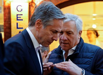 El canciller italiano Antonio Tajani