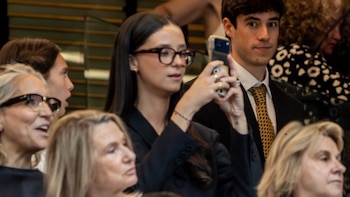 León XIV, así ha sido su encuentro en el Santiago Bernabéu con Victoria Federica entre los invitados
