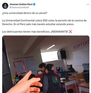 (Jóvenes Unidos Perú / @JovenesUnidosP)