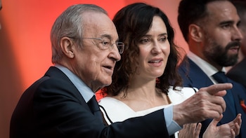 Ayuso defiende a Florentino Pérez como "el mejor presidente" de la historia del Real Madrid