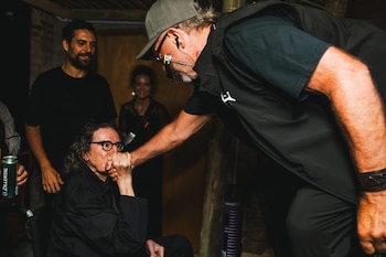 León Gieco y Charly García,