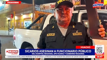 “¡Salga de acá!”: Comisario de Huacho enfurece con periodista ante pregunta sobre crimen de funcionario