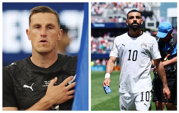 El duelo entre Chris Wood y Mohamed Salah será uno de los atractivos que tendrá el duelo entre los "Faraones" y los "All Whites" -crédito Blake Dahlin - iyoshi Mio - IMAGN IMAGES viía Reuters/