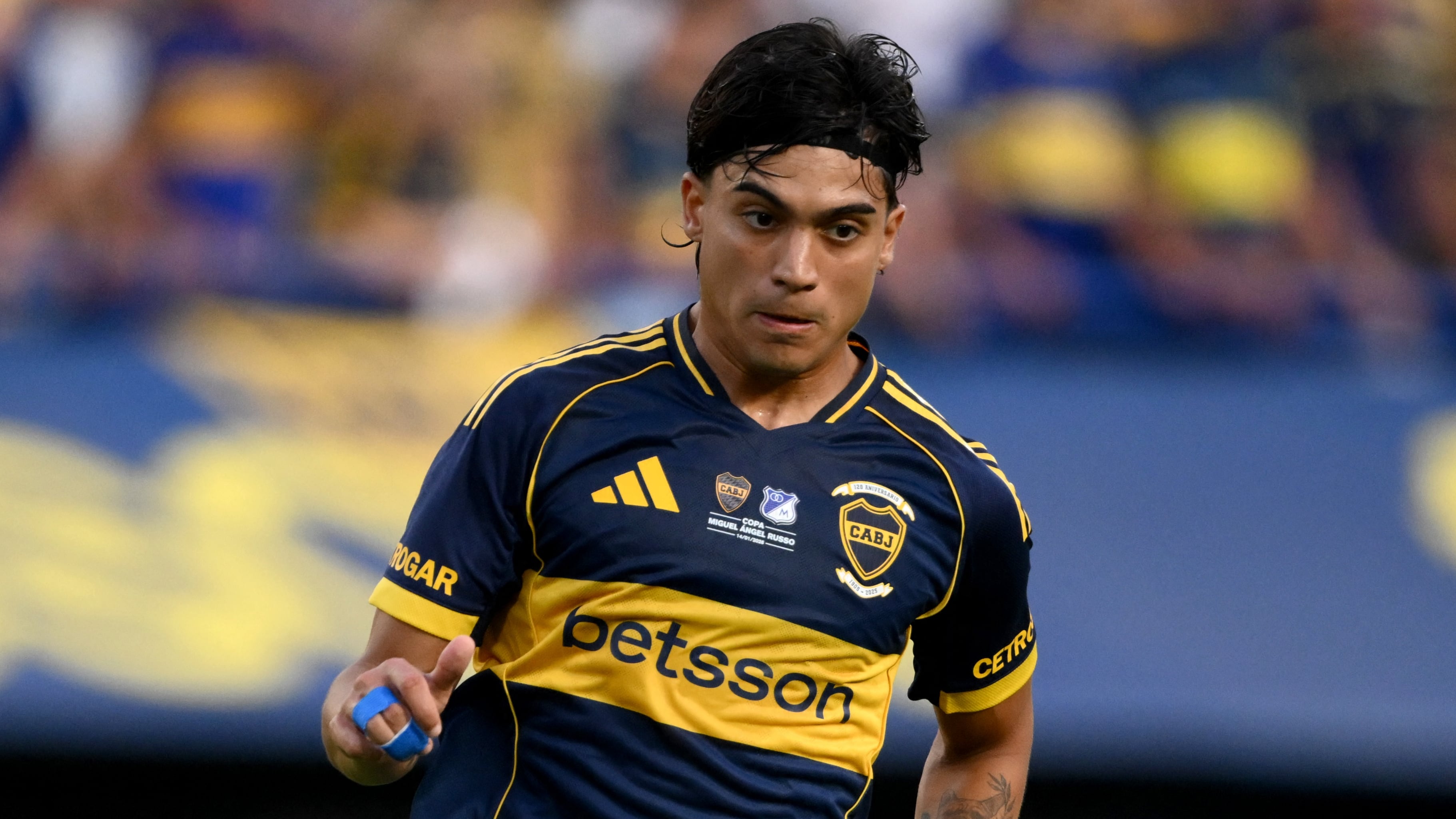 El Changuito Zeballos no logró un acuerdo para renovar su contrato y podría marcharse de Boca (Photo by Luis ROBAYO / AFP)
