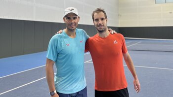 Rafa Nadal y Richard Gasquet