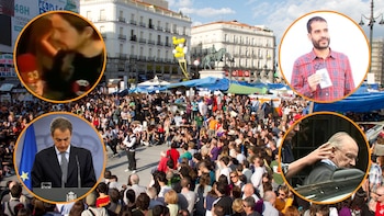 No están todos, pero quedan bastantes: protagonistas, antagonistas y supervivientes del 15M, de Pablo Iglesias a Rodrigo Rato