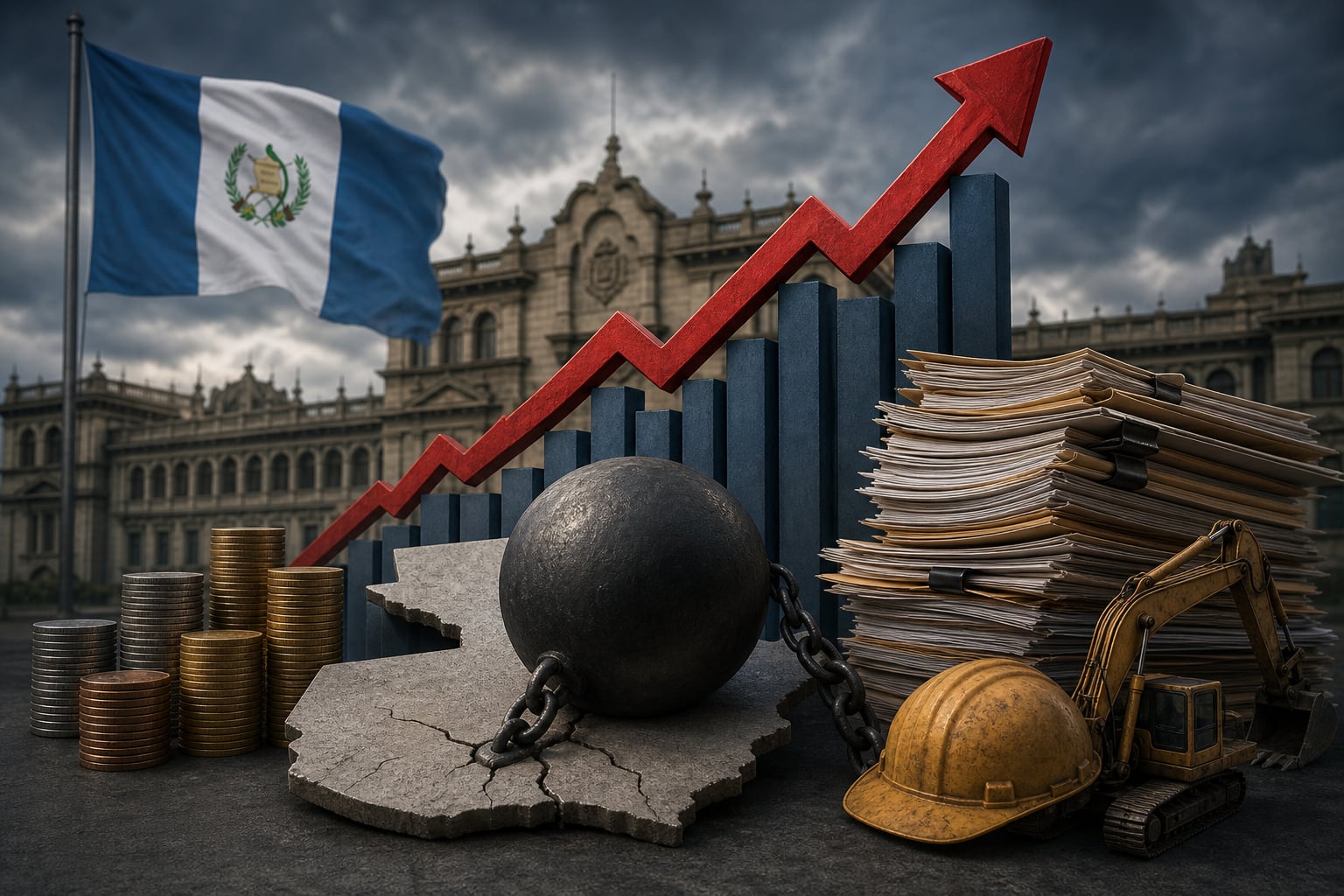 Alerta por presupuesto de Guatemala y posible alza de la deuda al 29,4% del PIB