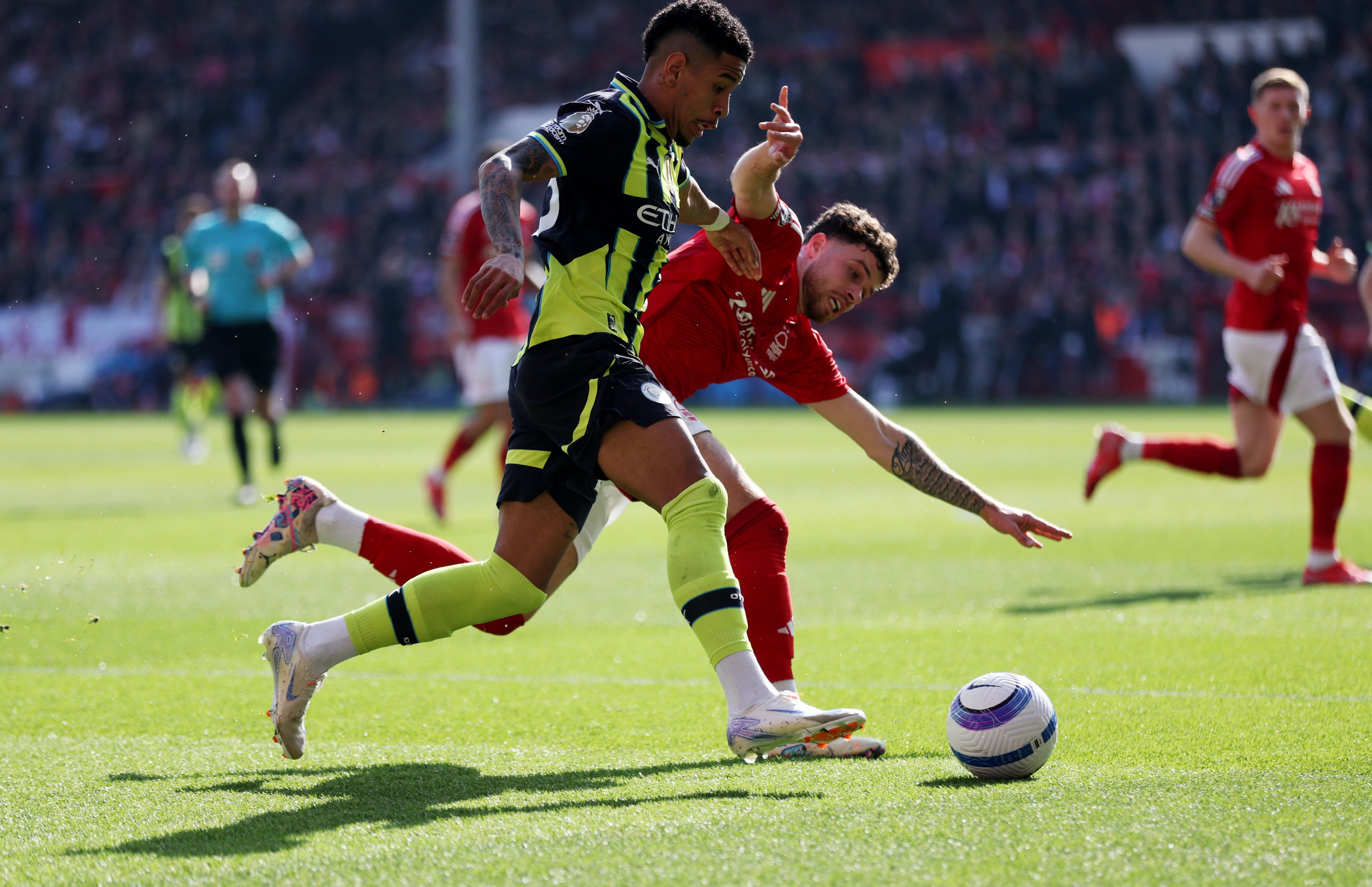 Ya se juega en el City Ground de Nottingham-crédito Chris Radburn/REUTERS