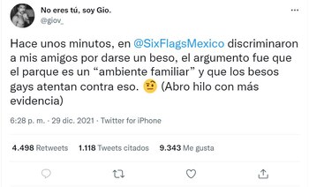 Tuitero denunció amenazas de Six