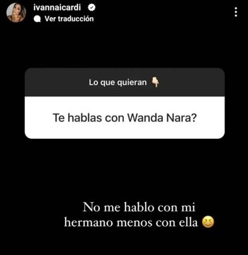 La publicación de Ivana Icardi