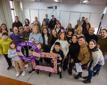 Delia Gelin, se recibió a los 75 años
