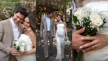 Carol Reali y André Bankoff ya son esposos: fotos y videos de su boda íntima en Brasil