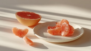 Toronja, fruta cítrica, pulpa jugosa, color rosado, frescura natural. - (Imagen Ilustrativa Infobae)