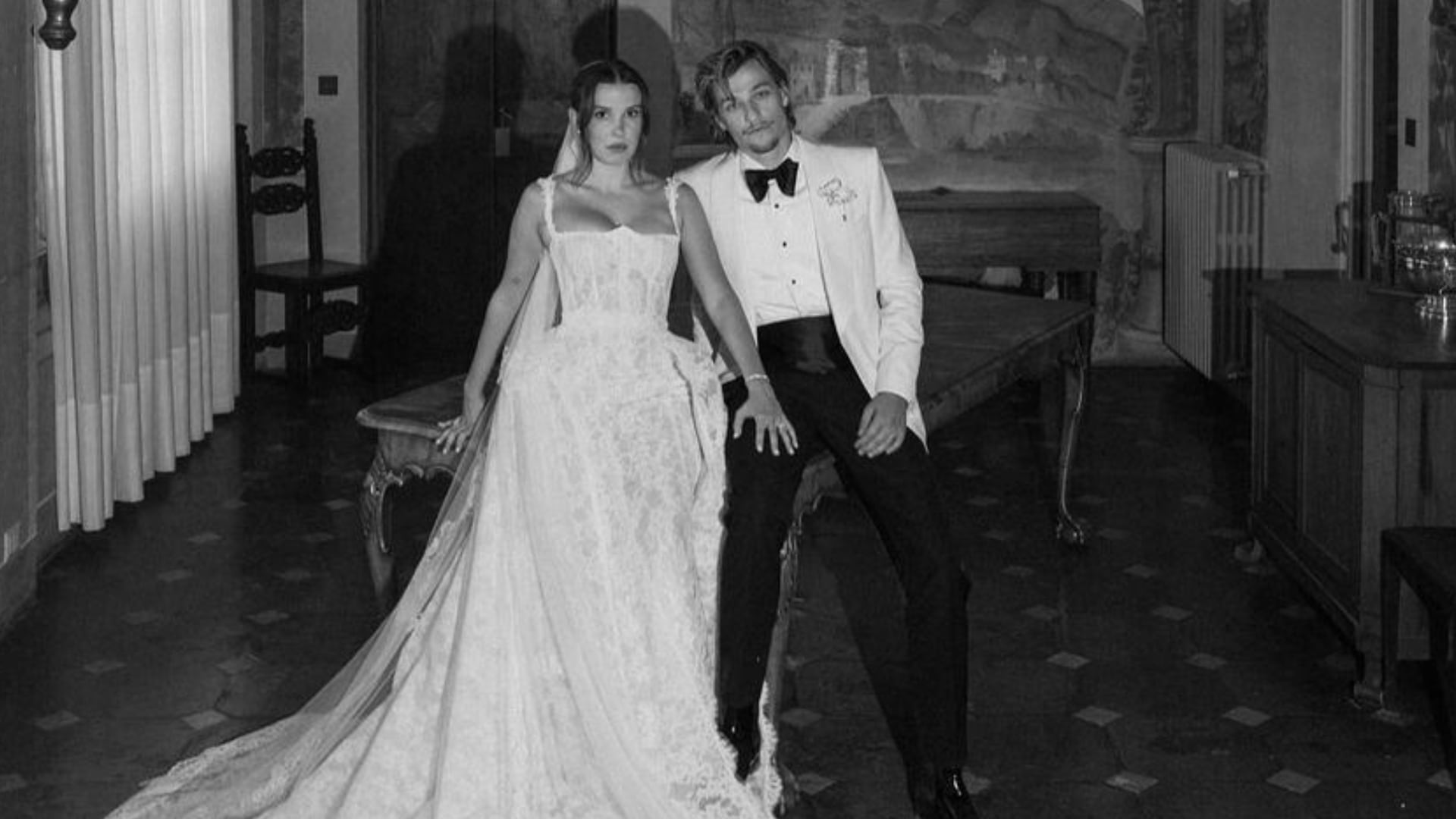 La celebración nupcial de la pareja en la Toscana incluyó diseños de Oscar de la Renta para la actriz y sastrería clásica para su esposo
