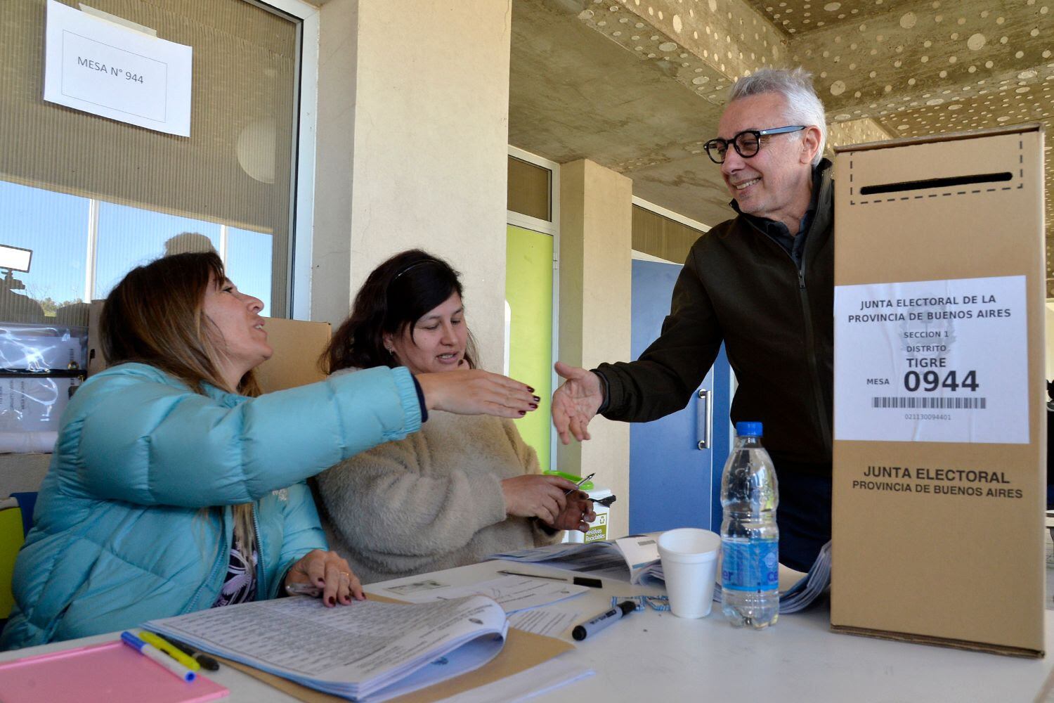 Julio Zamora votó en Benavídez