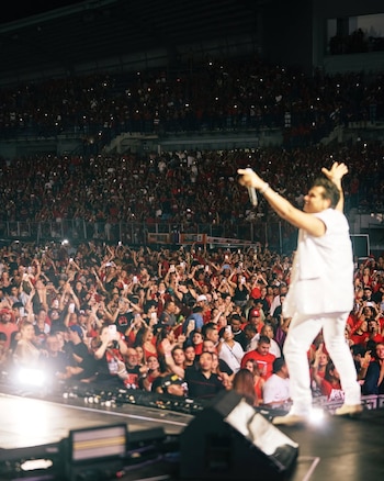 Dangond realizó su concierto 'el