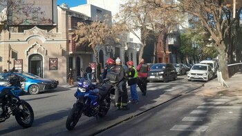 Los dos obreros fueron trasladados