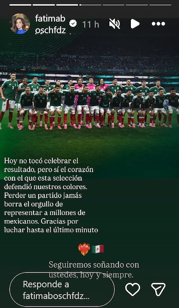 Fatima Bosch -México- 6 julio