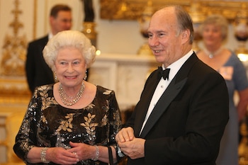 La Reina Isabel II y