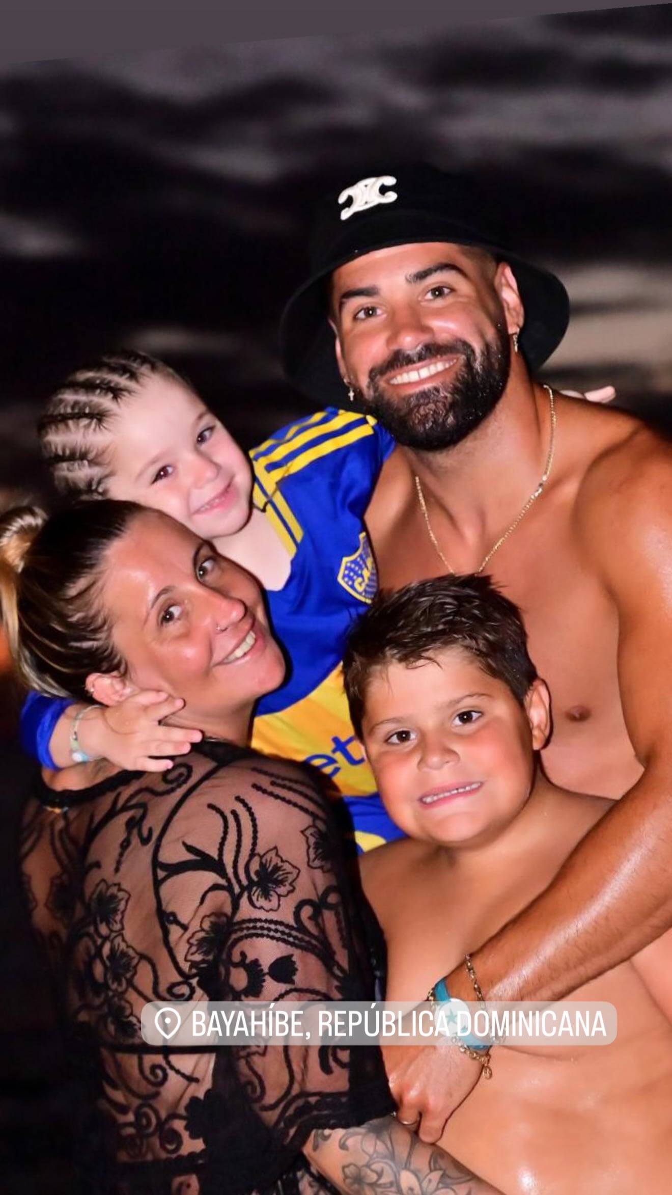 República Dominicana, el destino elegido por Milton Giménez y su familia