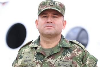Raimundo Malagón, coronel del Ejército Nacional