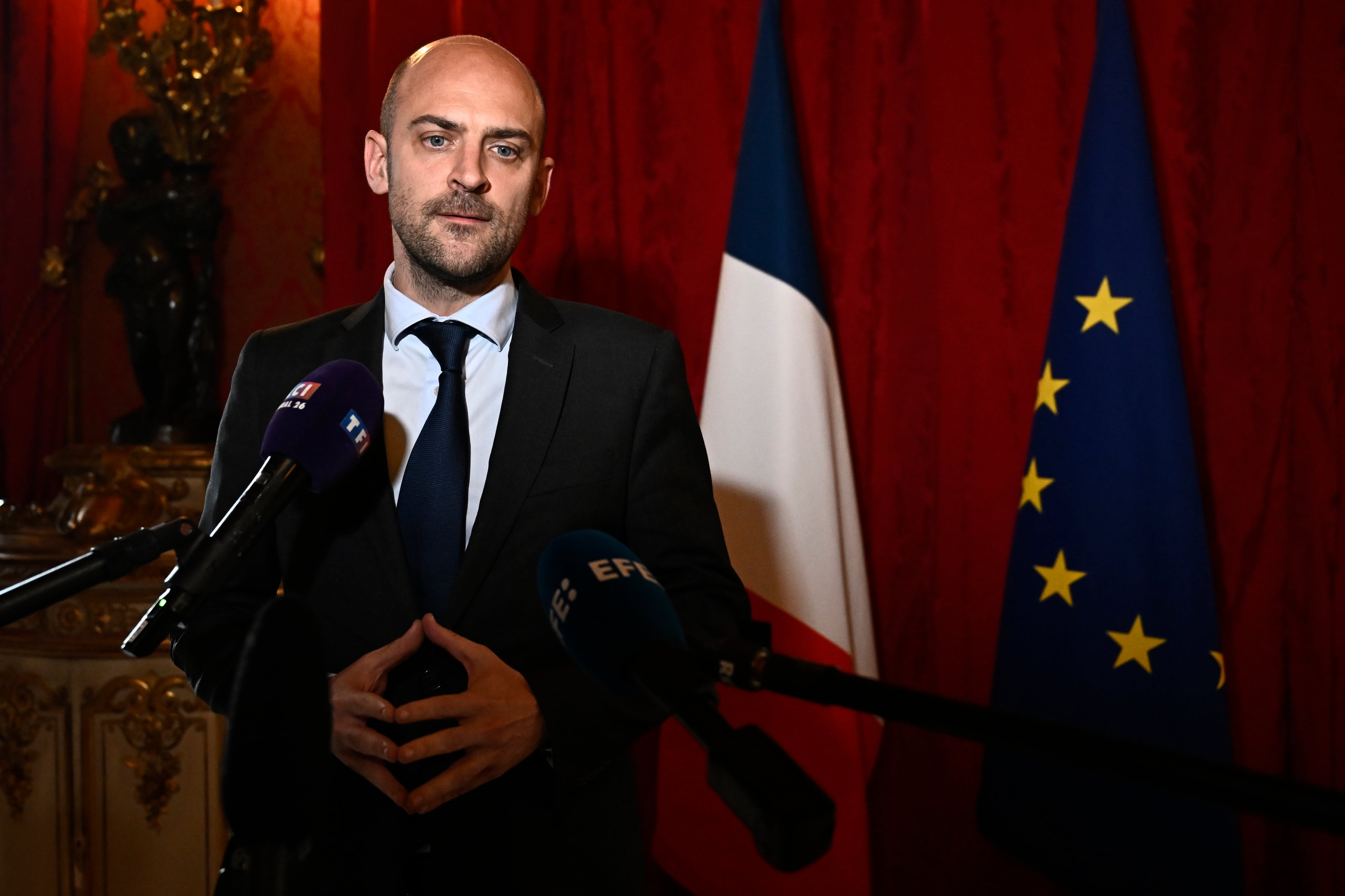el ministro de Asuntos Exteriores francés, Jean-Noël Barrot (EFE/JULIEN DE ROSA)