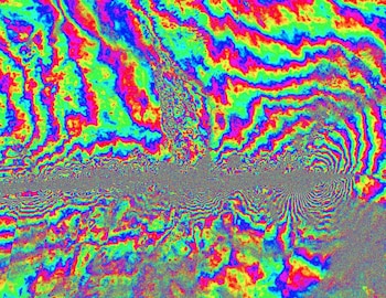 Sentinel-1 registró desplazamientos de hasta