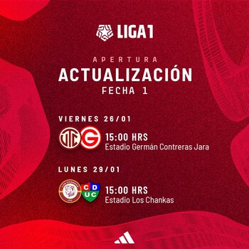 La Liga 1 confirmó que