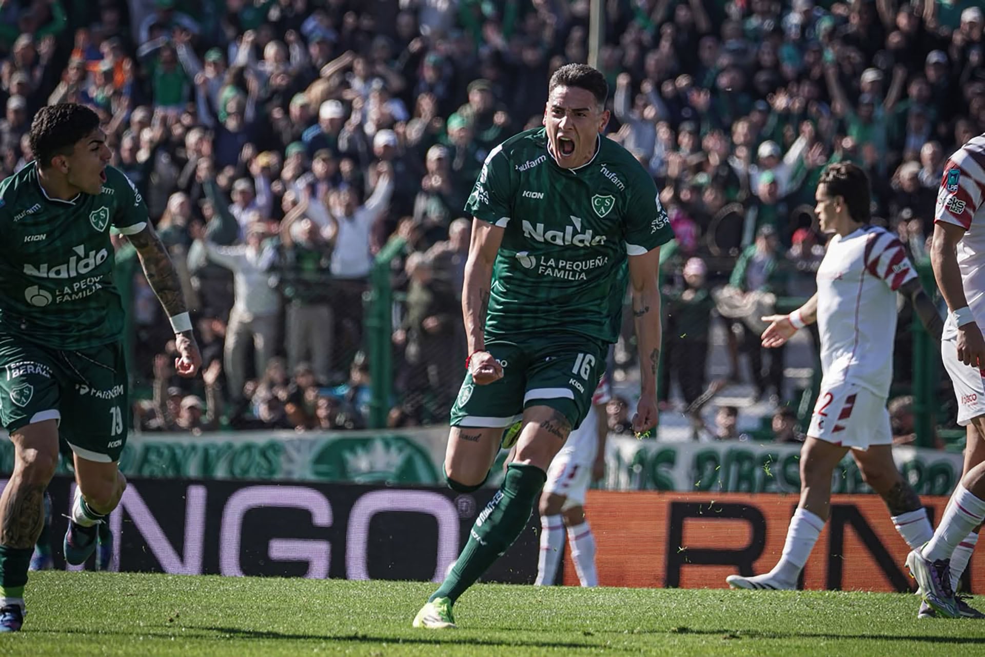 Sarmiento de Junín viene de vencer 2-0 a Estudiantes de La Plata (X: @CASarmientoOf)
