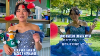 Japonesa que vivió en México organiza sus XV años en su país y lanza una invitación que se vuelve viral