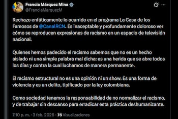 El polémico comentario de Johanna