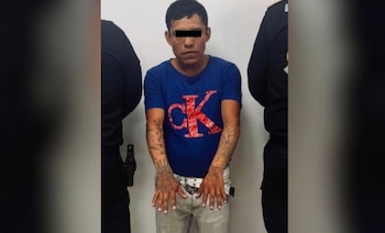 El detenido portaba tatuajes vinculados a los primeros integrantes de La Unión Tepito. (SSC)