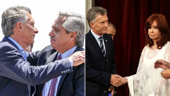 Alberto Fernández y Mauricio Macri
