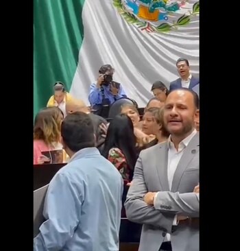 Enfrentamiento entre legisladores este 8