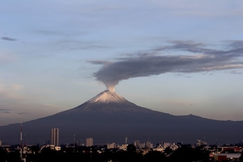 El Popocatépetl se encuentra en