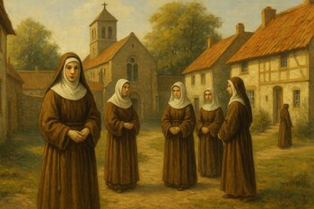 El movimiento beguino surgió en el siglo XII en Flandes como alternativa a las opciones tradicionales para mujeres cristianas (Imagen Ilustrativa Infobae)