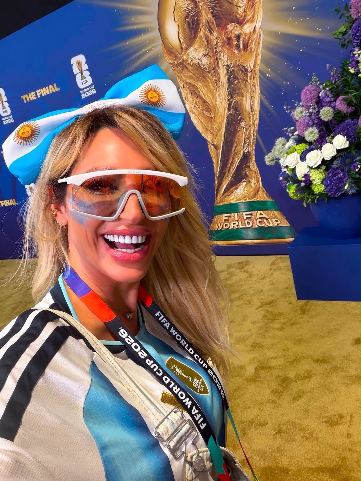 Vicky Xipolitakis estuvo presente en la final del Mundial 2026 y conoció a Tom Cruise (Instagram)