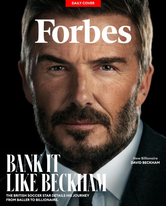 El Inter Miami, club de la Major League Soccer, multiplicó por 12 la inversión inicial de Beckham y elevó su participación a más de USD 300 millones (Portada de Forbes)