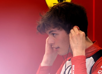 Oliver Bearman antes de su