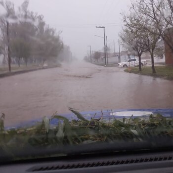 Fuerte temporal en el sur