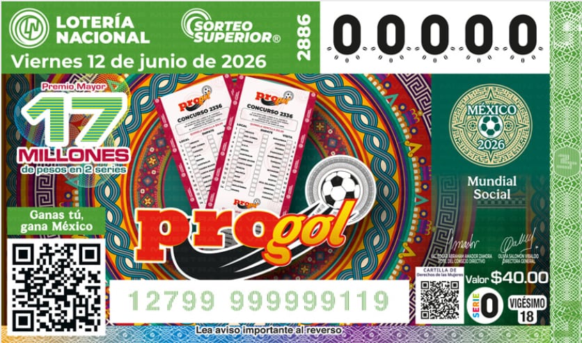 Créditos: Lotería Nacional.